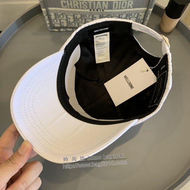 we11done2021新品男女同款字母印花棒球帽鴨舌帽  mm1697